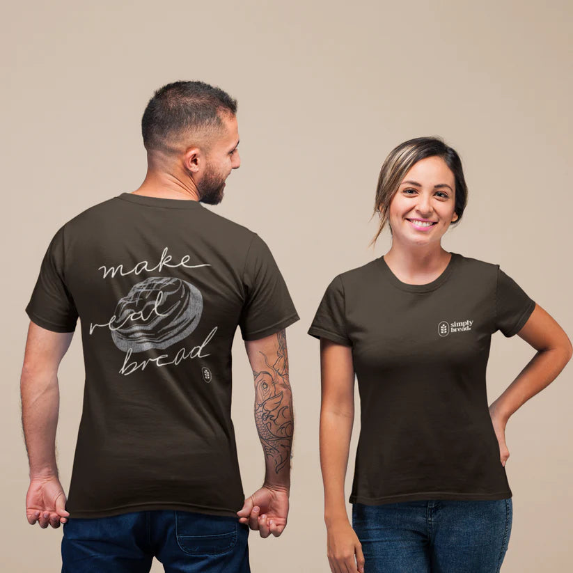 Simply Bread T-Shirt Brown | Make Real Bread